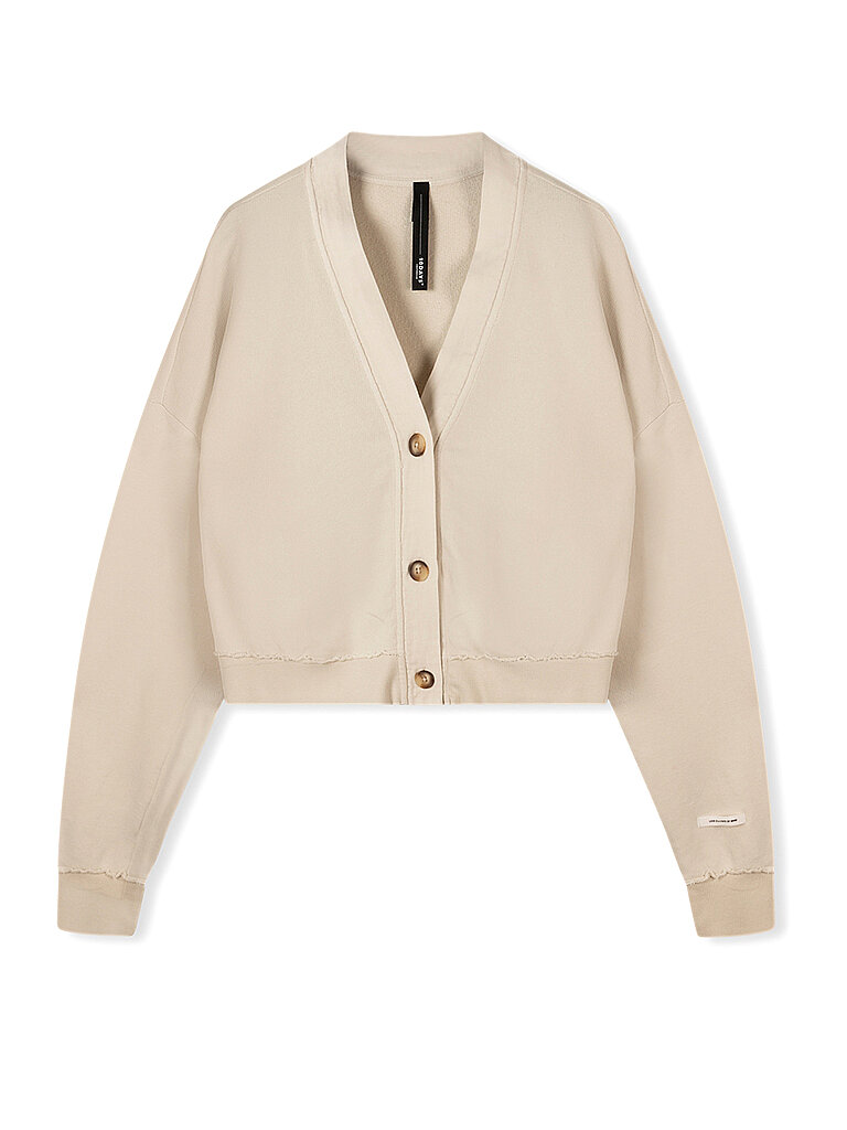 10 DAYS Sweatcardigan Relaxed Fit beige | M
